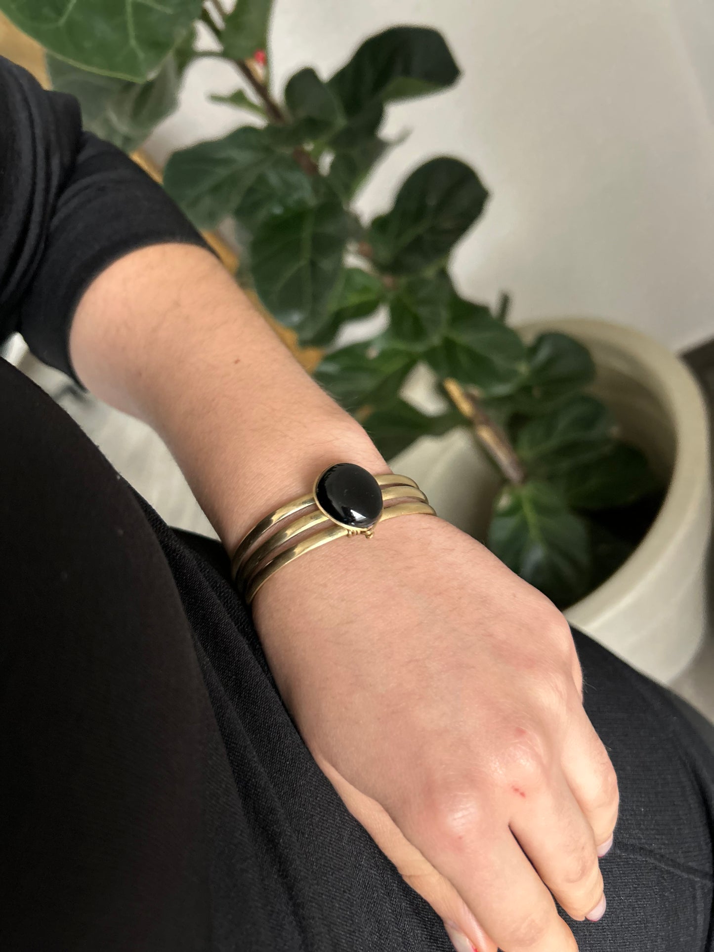 Brazalete Obsidiana Negra