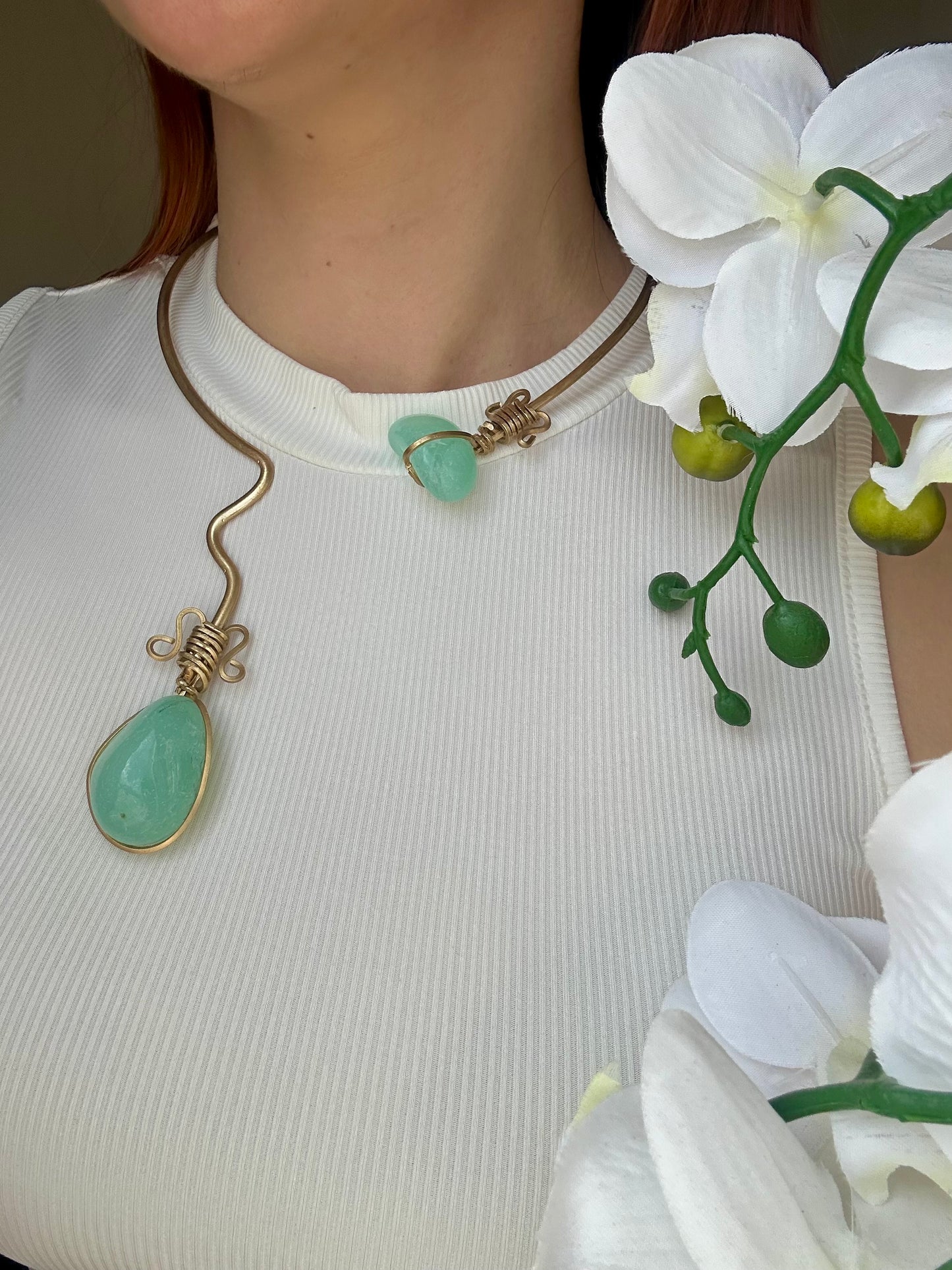 Collar Aguamarina