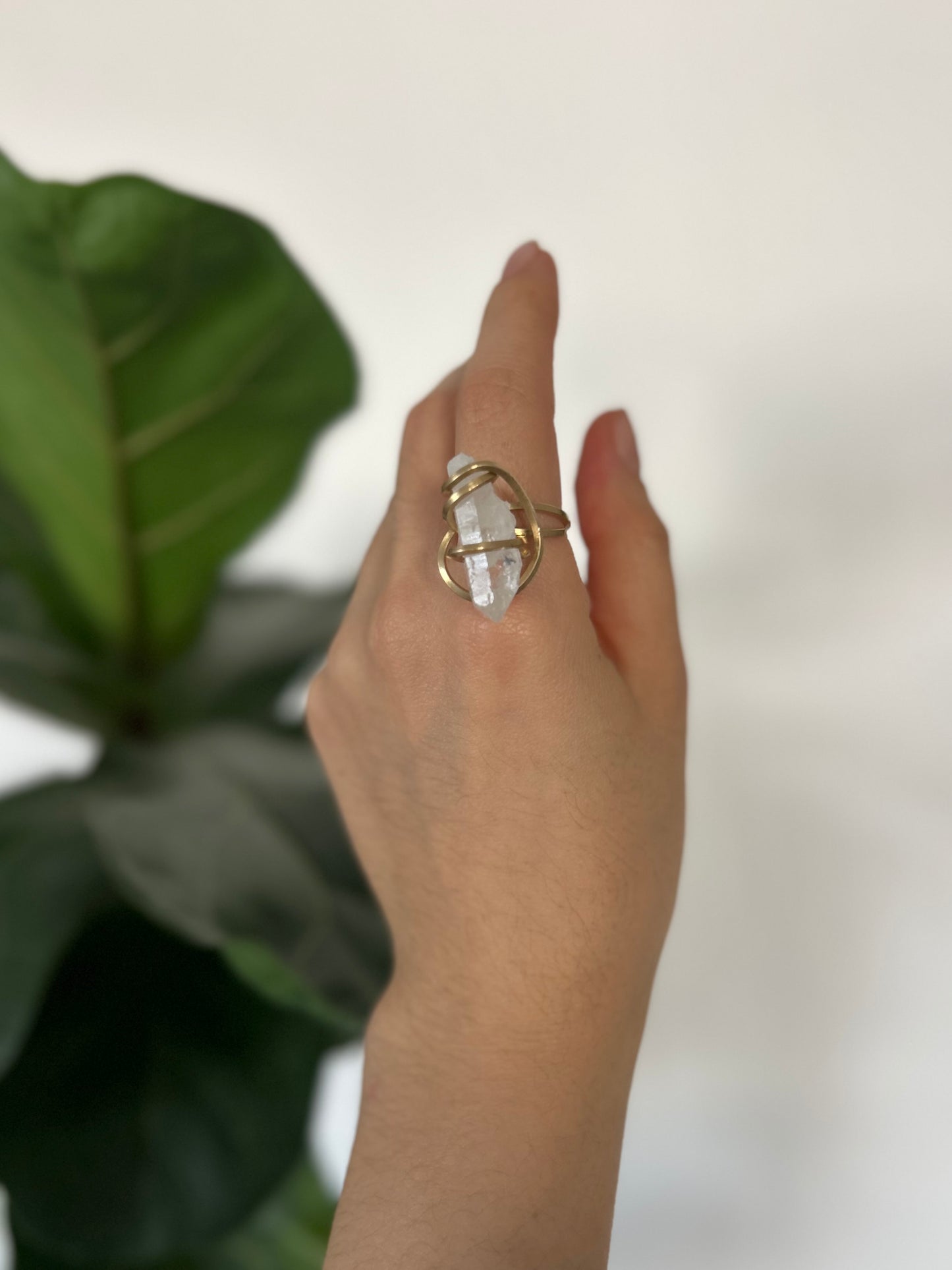 Anillo Cuarzo Transparente