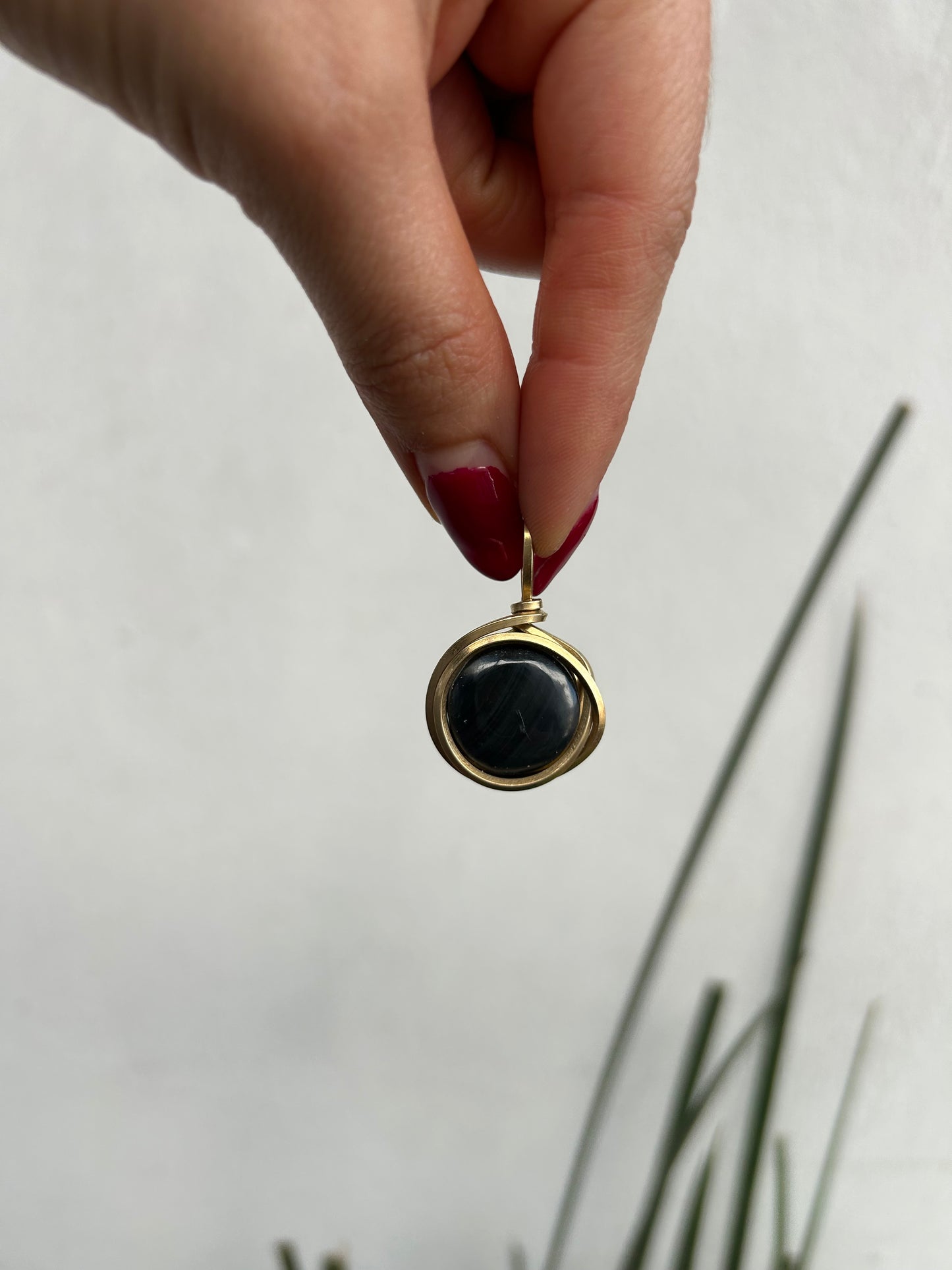 Dije Obsidiana Negra