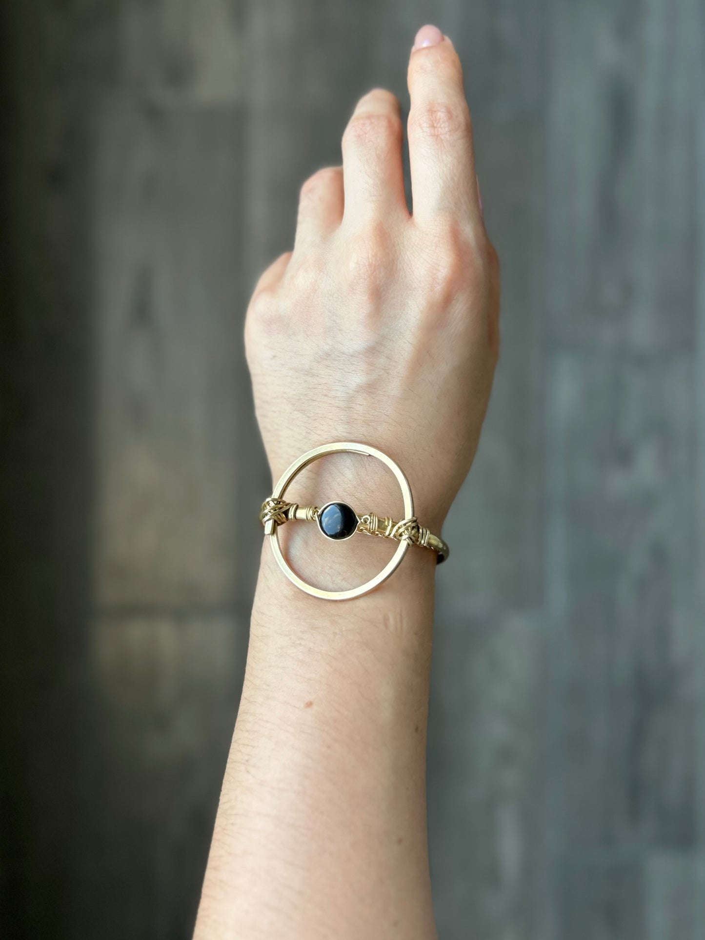 Brazalete Obsidiana Negra