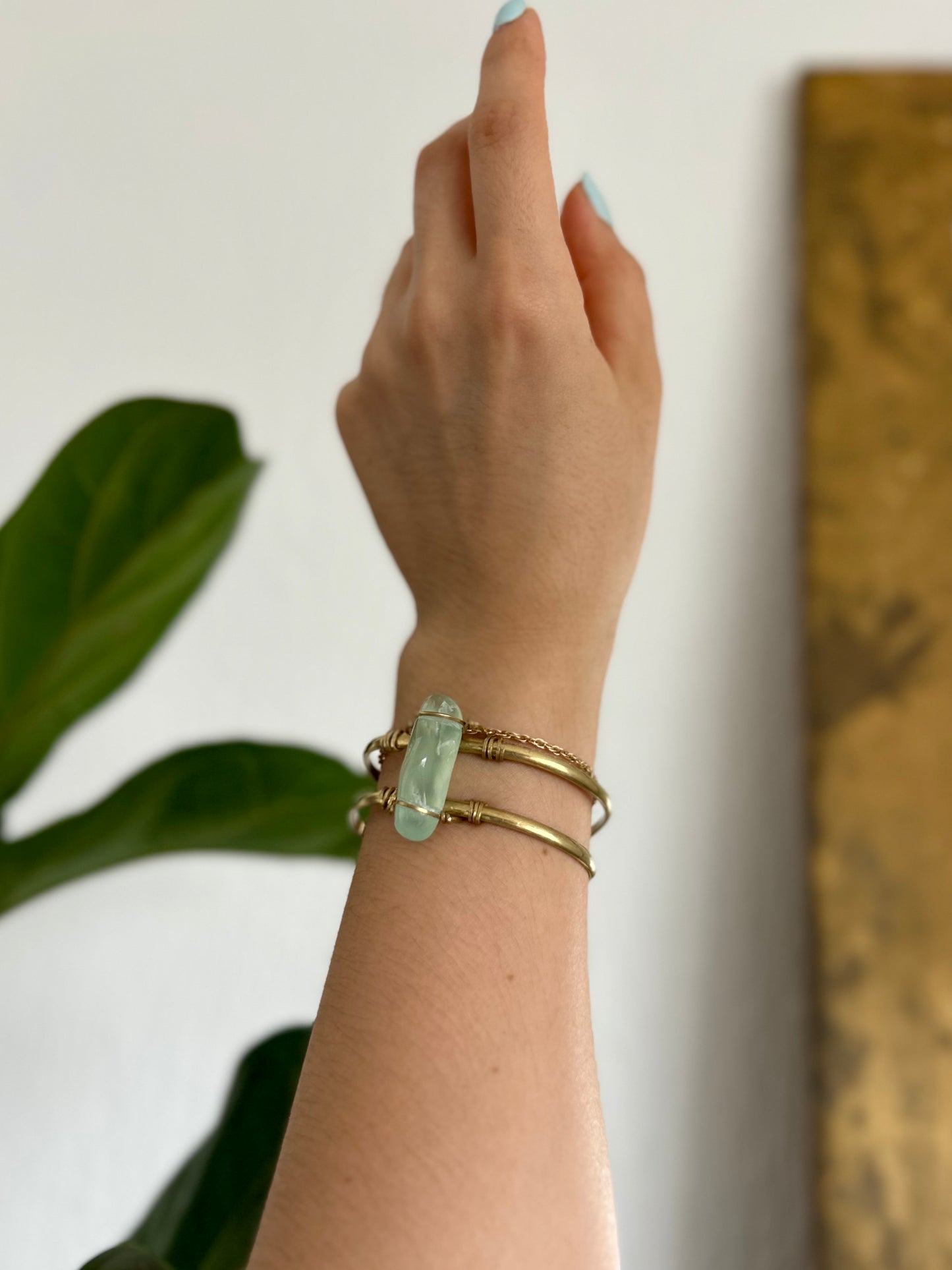 Brazalete Aguamarina