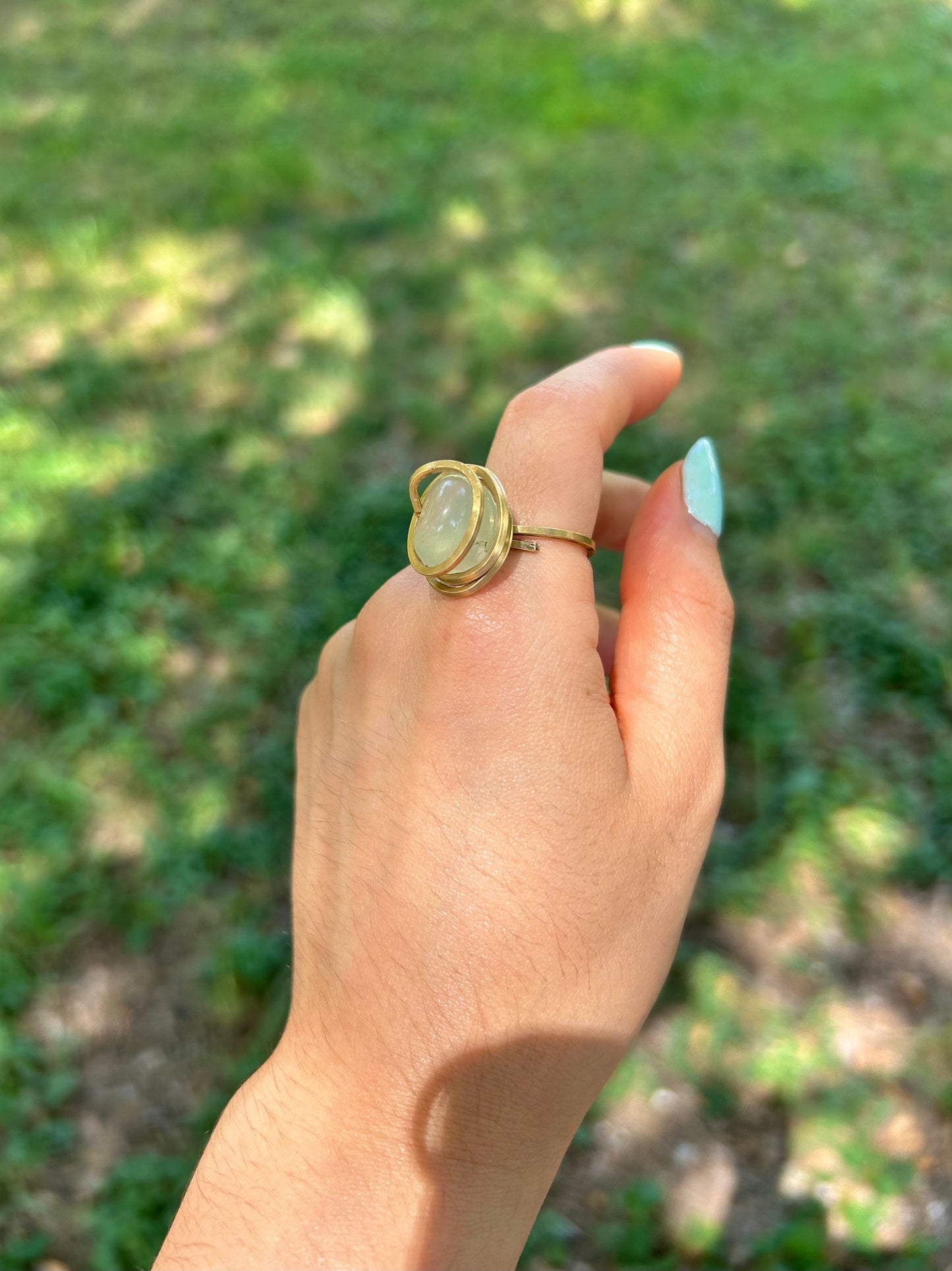 Anillo Aguamarina