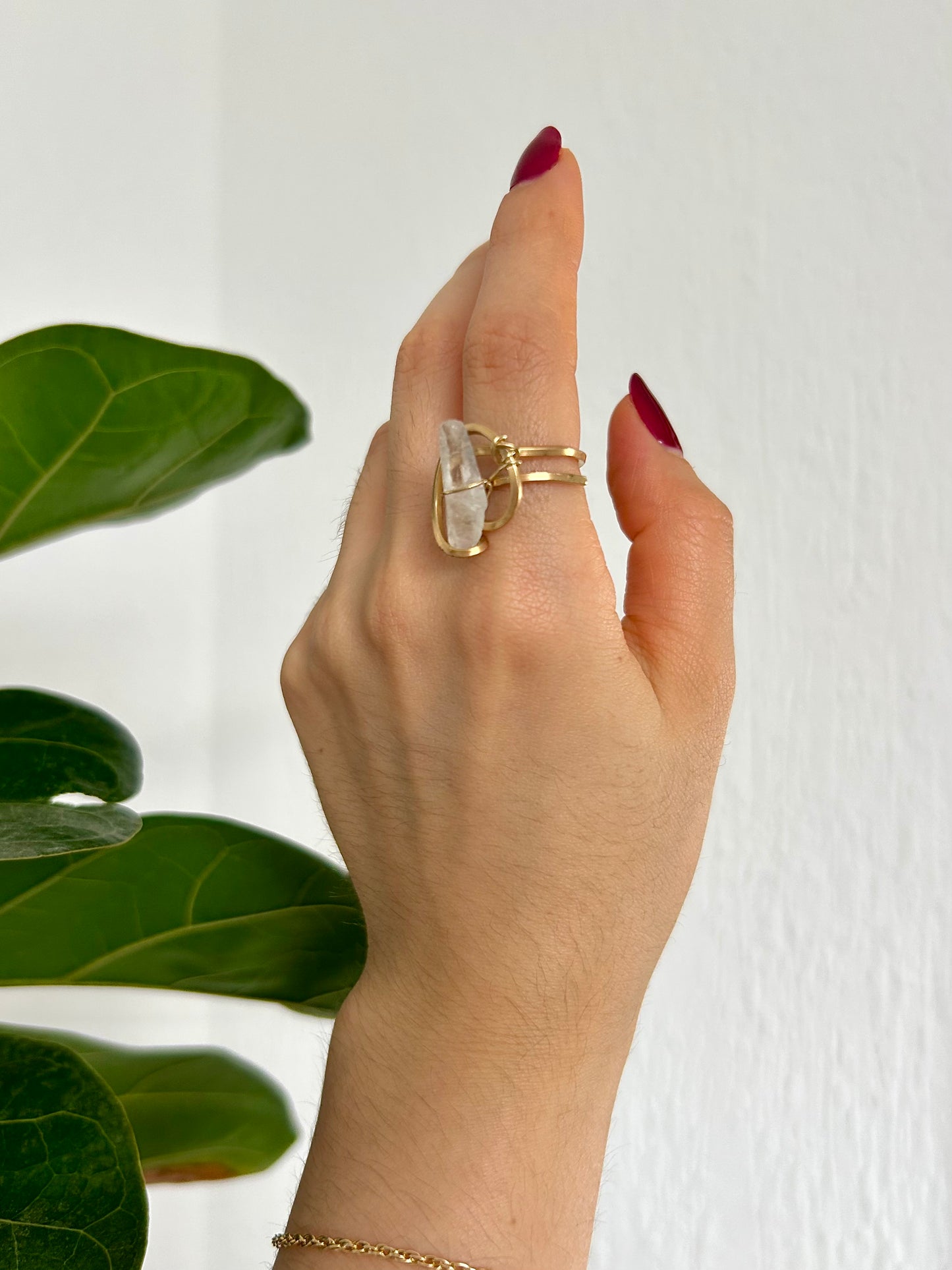 Anillo Cuarzo Transparente