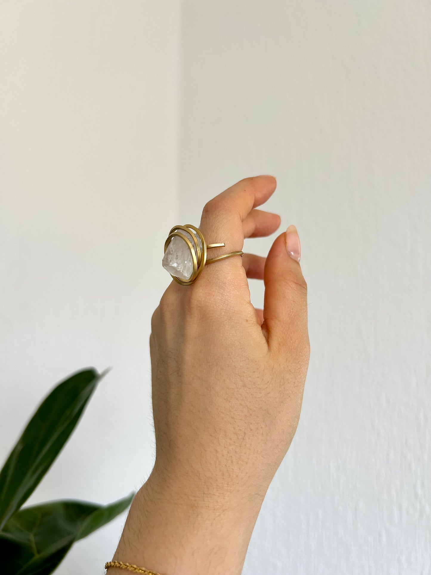 Anillo Cuarzo Transparente