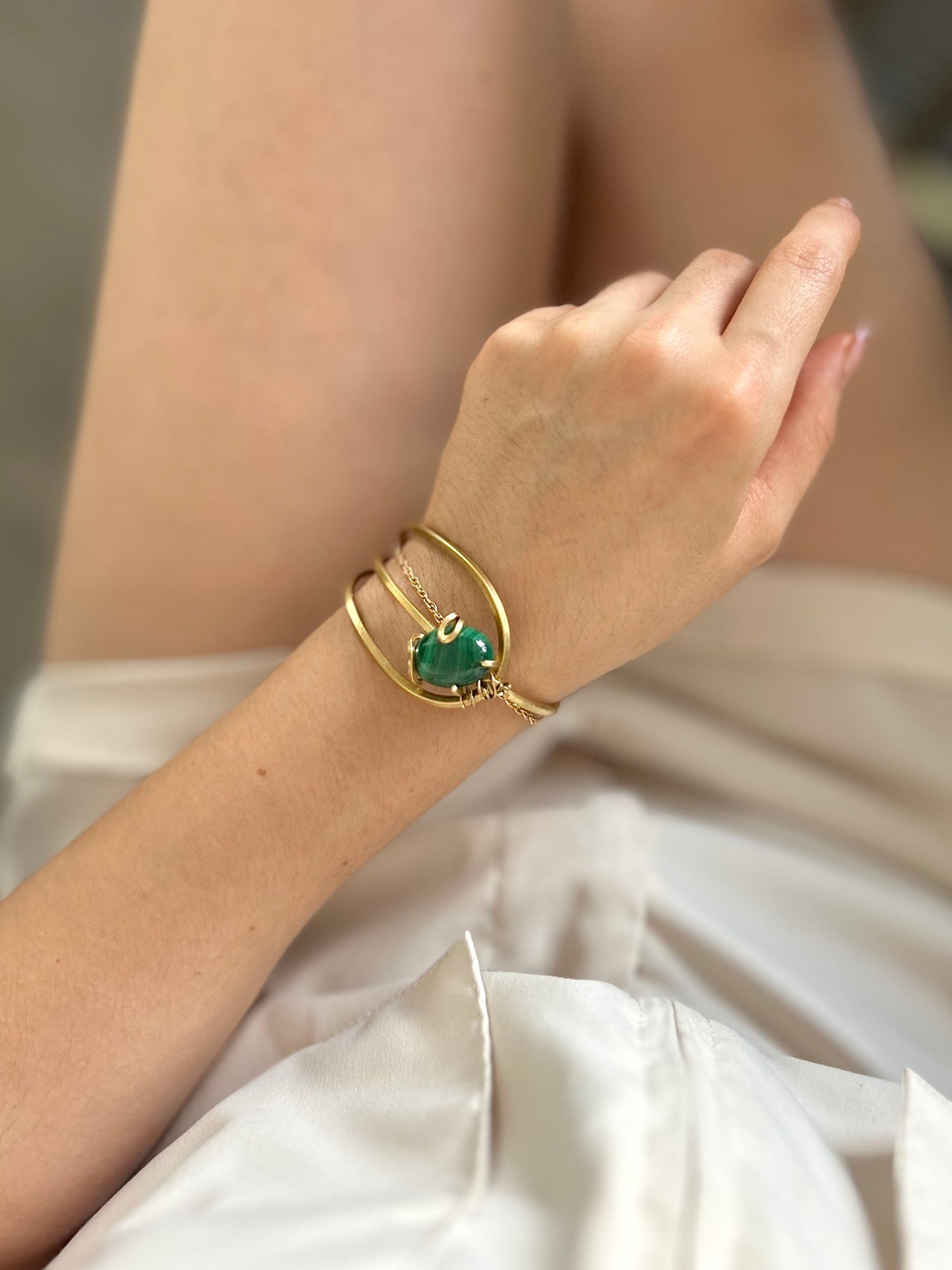 Brazalete Malaquita