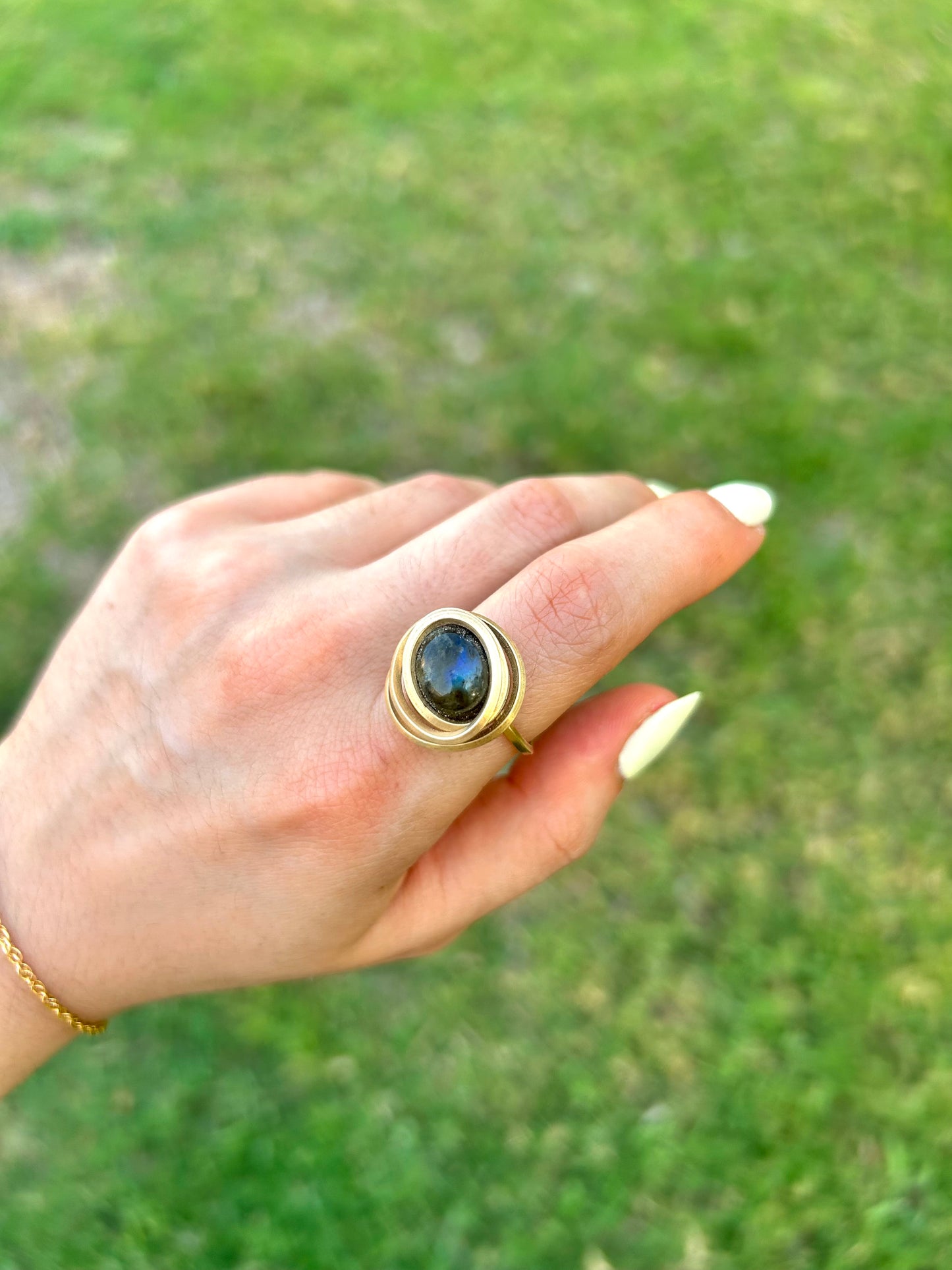 Anillo Labradorita