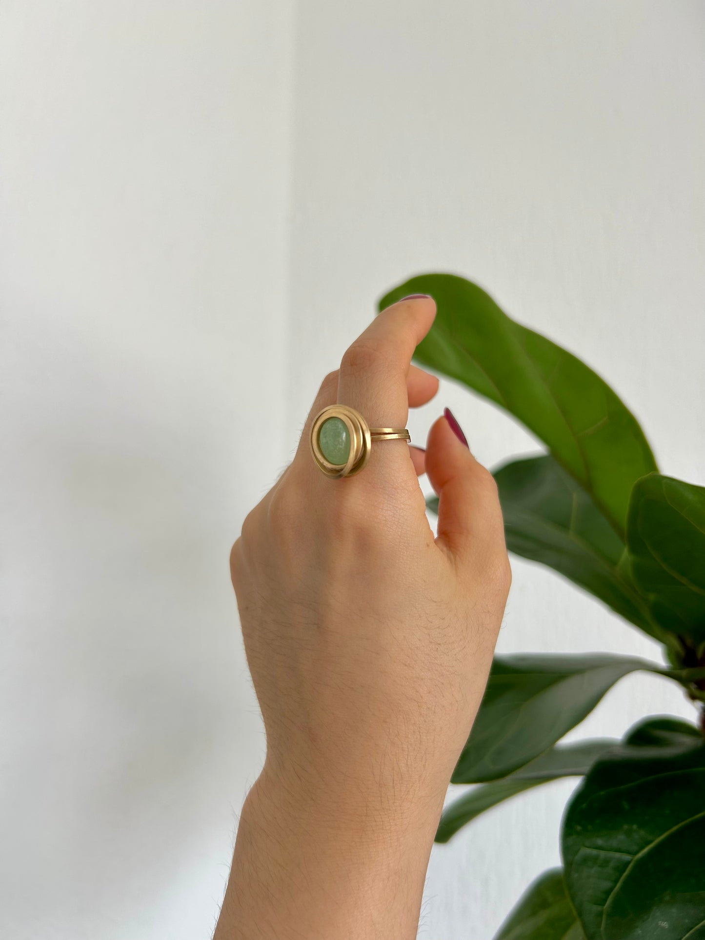 Anillo Aguamarina