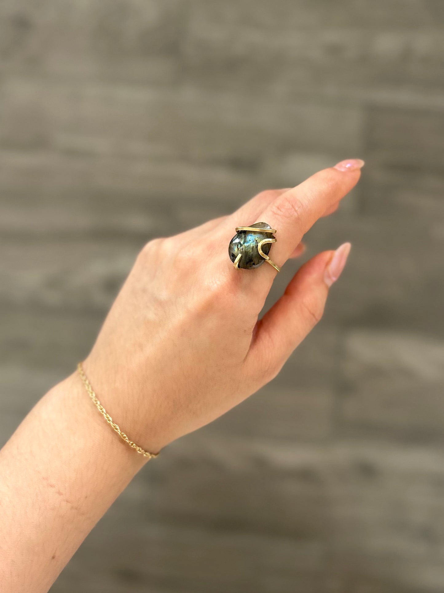 Anillo Labradorita
