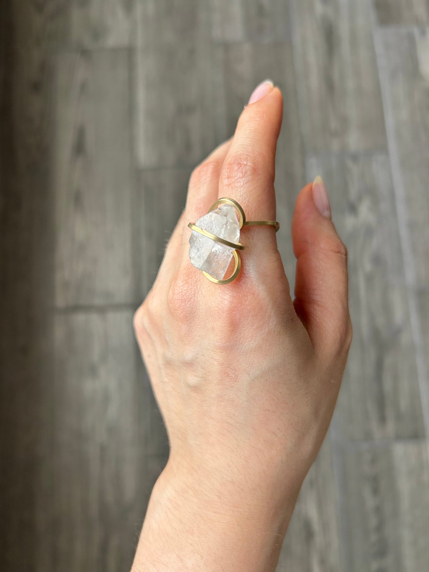 Anillo Cuarzo Transparente
