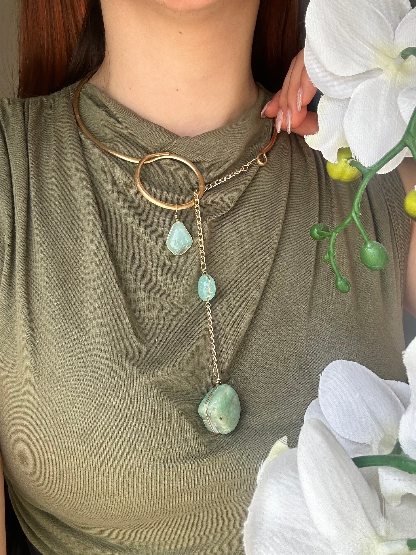 Collar Aguamarina