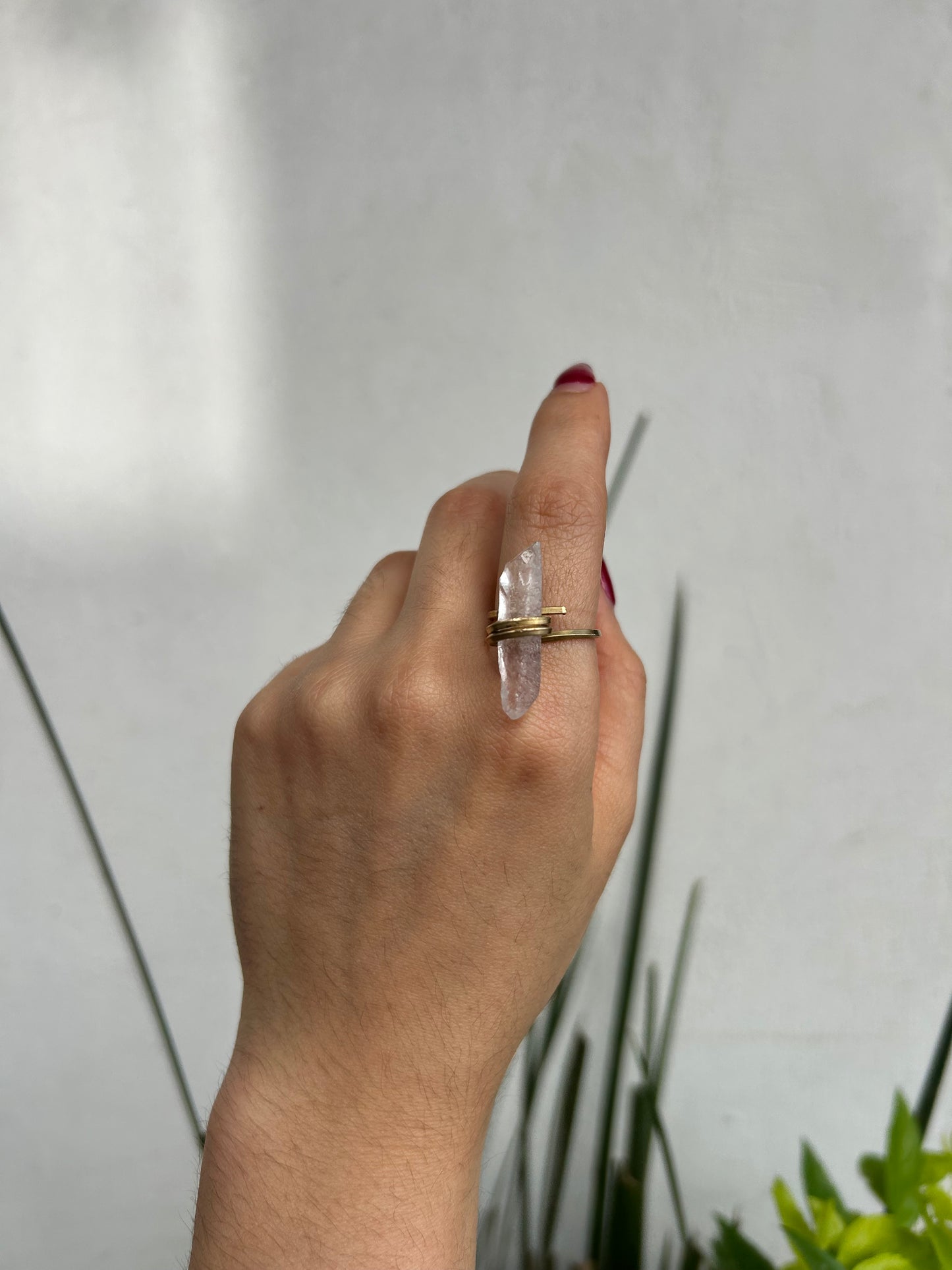 Anillo Cuarzo Transparente