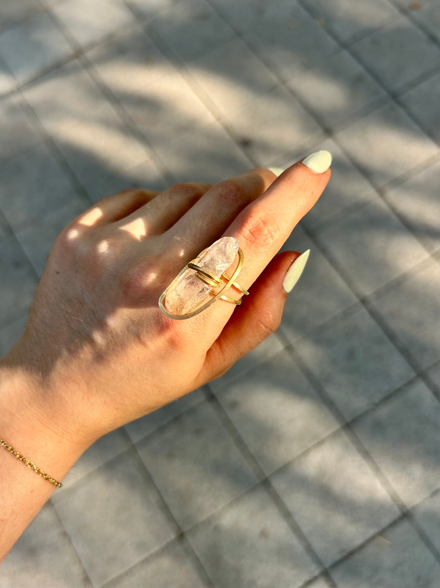 Anillo Cuarzo Transparente