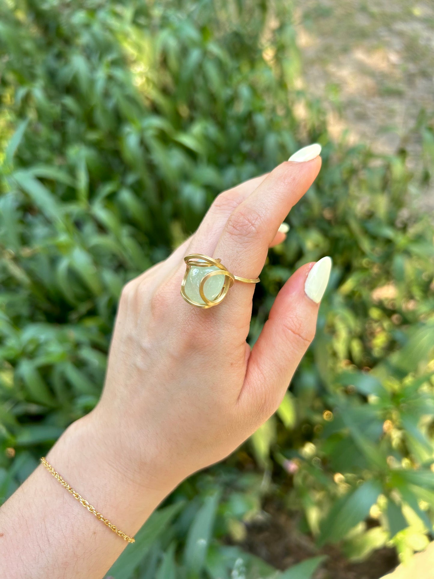 Anillo Aguamarina