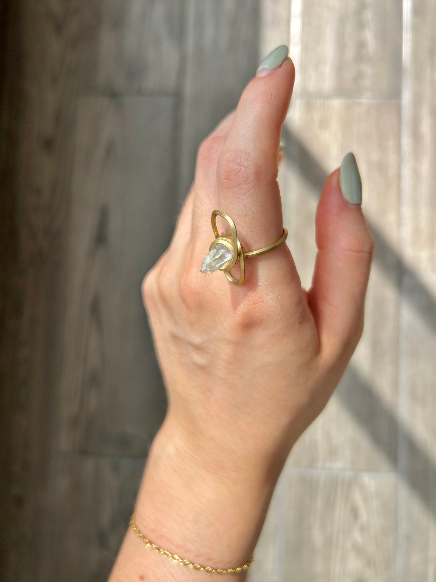 Anillo Cuarzo Transparente
