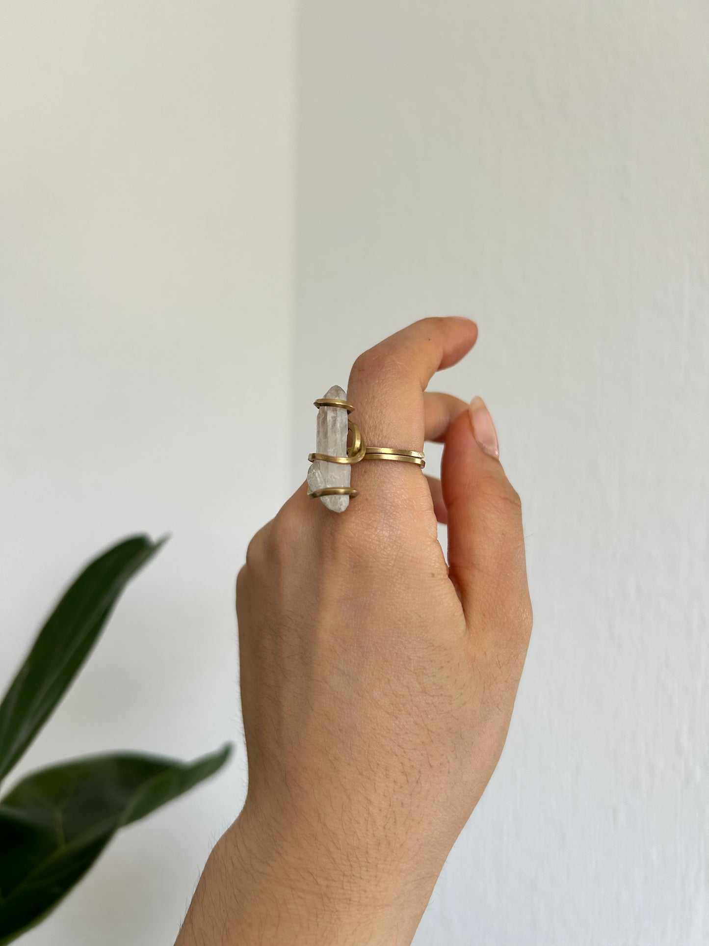 Anillo Cuarzo Transparente