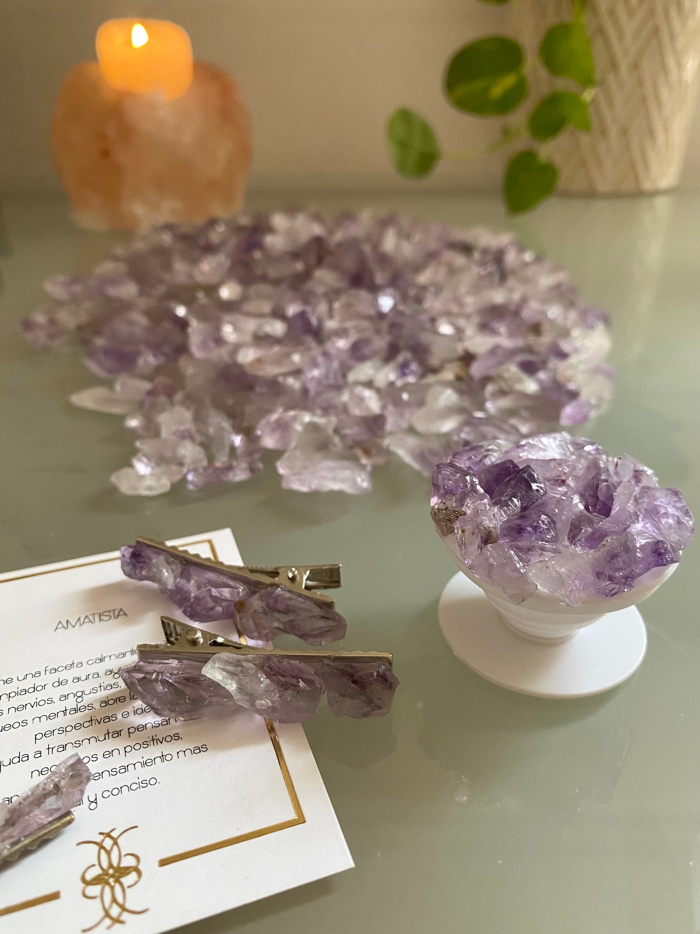 Hairpins de Amatista