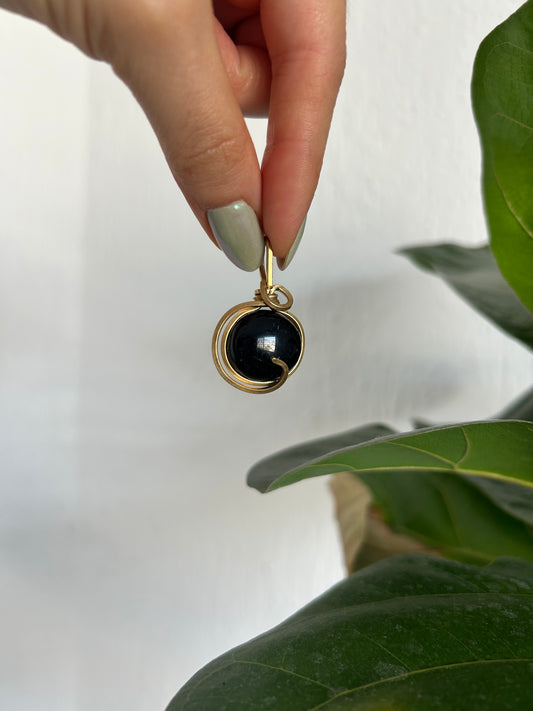 Dije Obsidiana Negra