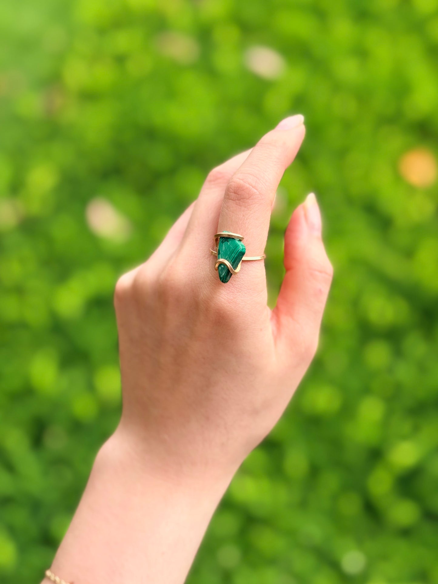 Anillo Malaquita