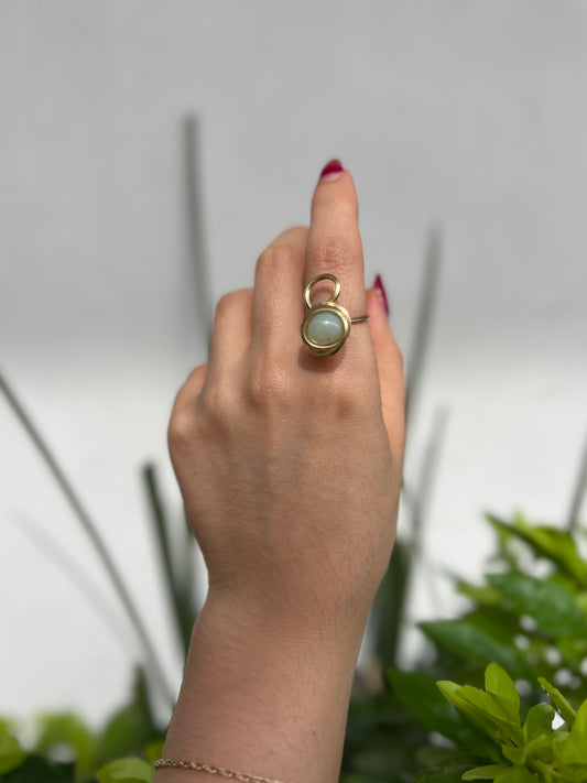 Anillo Aguamarina