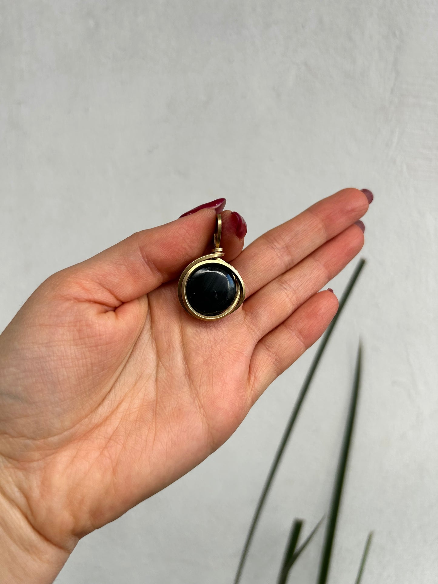 Dije Obsidiana Negra