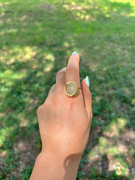 Anillo Aguamarina