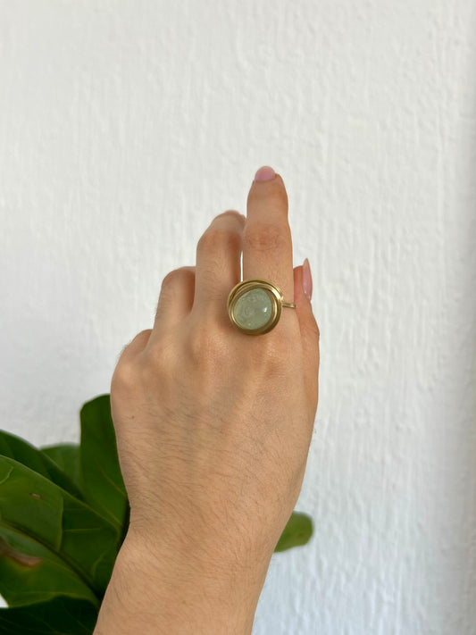 Anillo Aguamarina