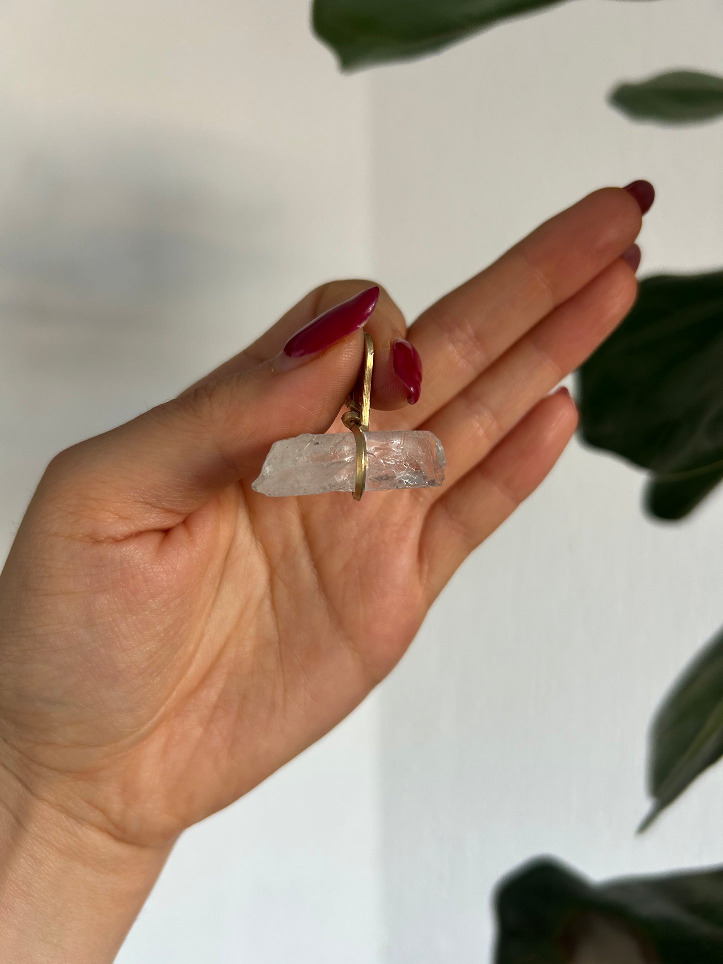 Dije Cuarzo Transparente