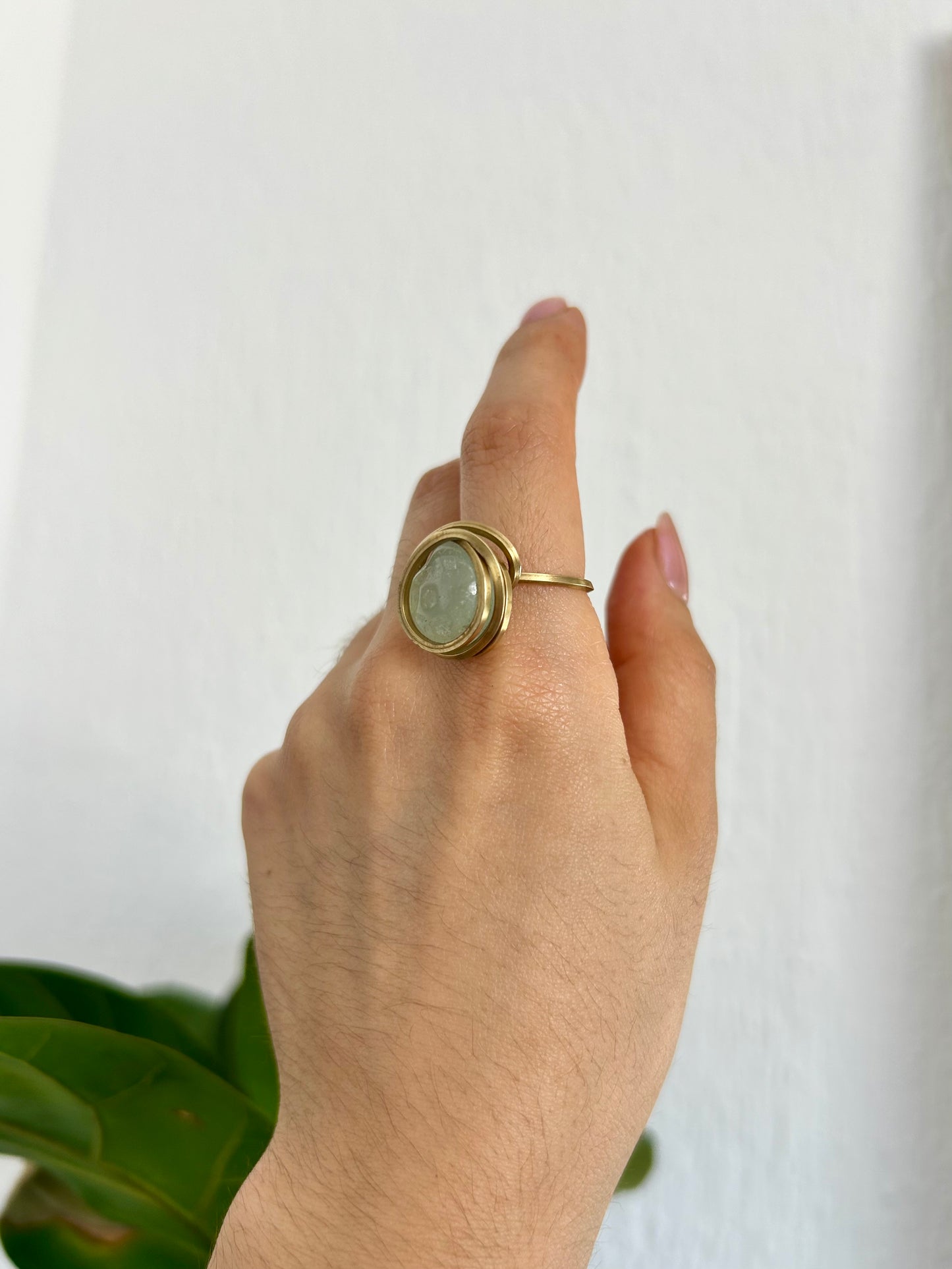 Anillo Aguamarina