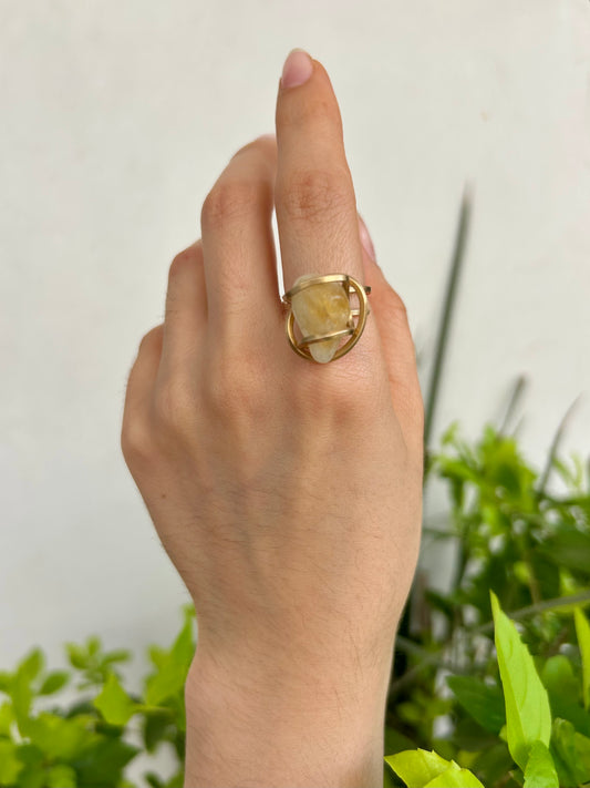 Anillo Citrino