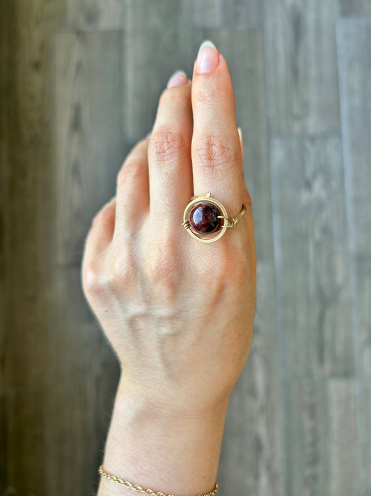 Anillo Granate