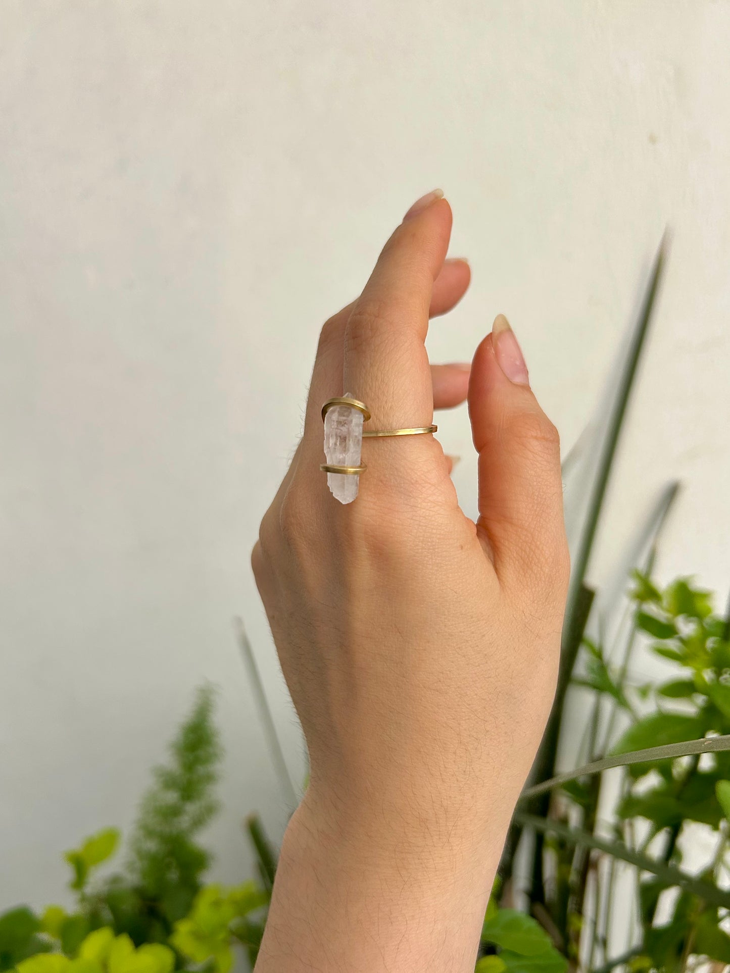 Anillo Cuarzo Transparente