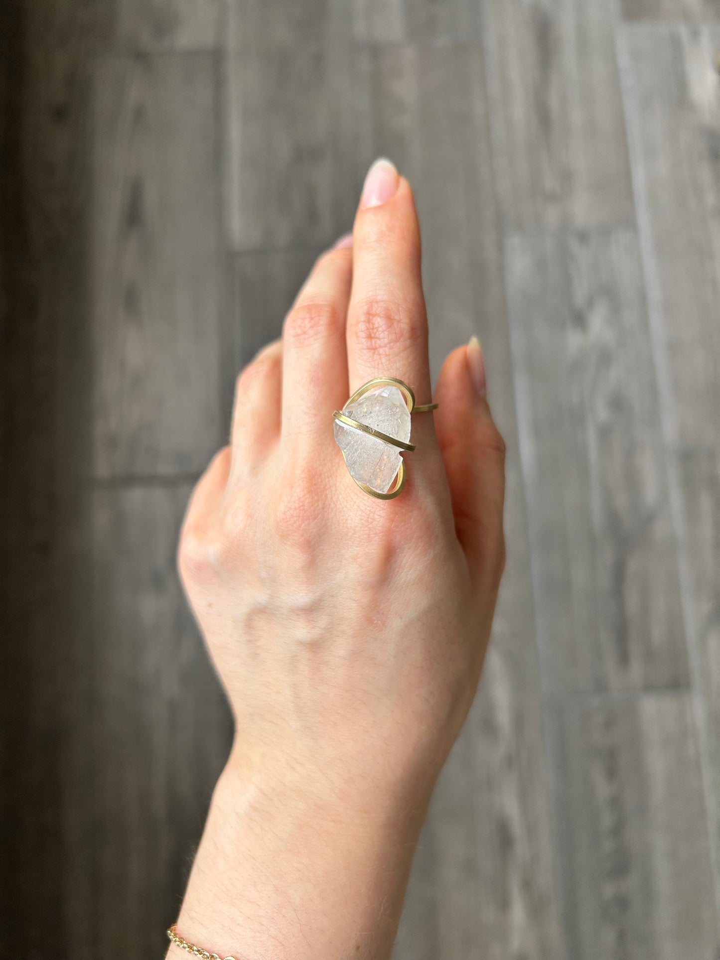 Anillo Cuarzo Transparente