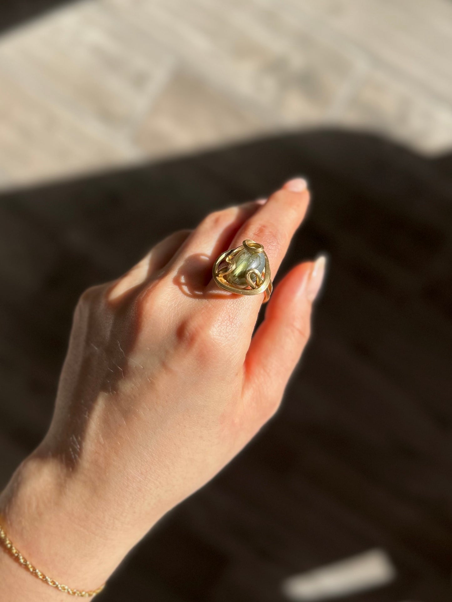 Anillo Labradorita