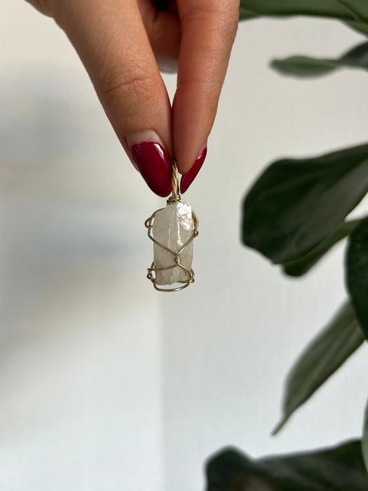 Dije Cuarzo Transparente