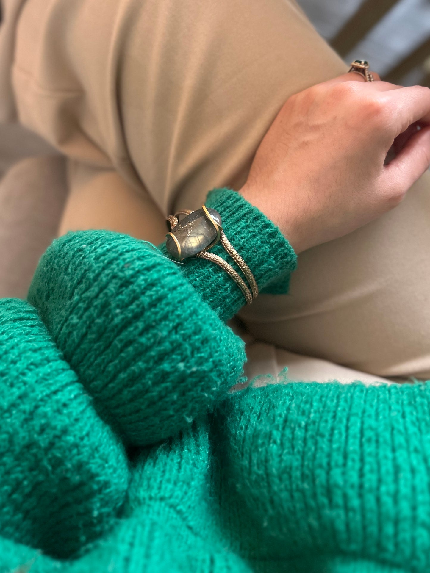 Brazalete Labradorita
