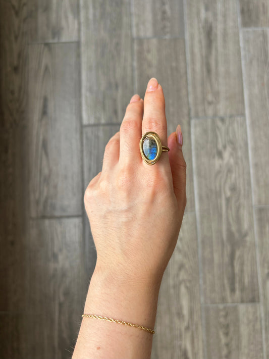 Anillo Labradorita