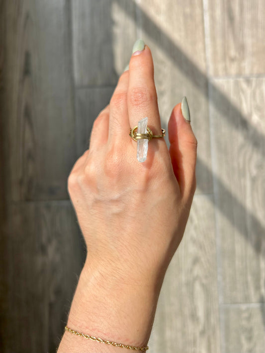 Anillo Cuarzo Transparente