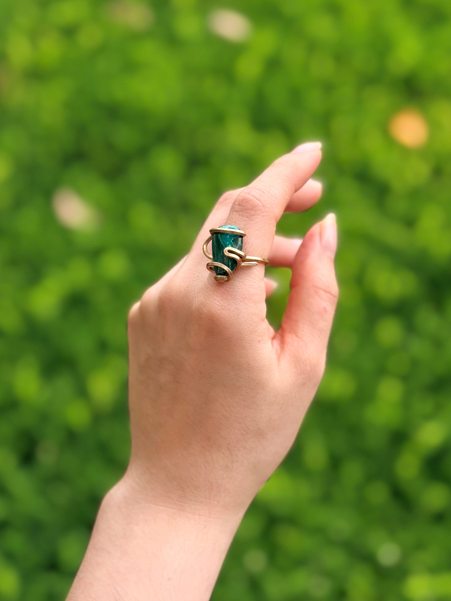 Anillo Malaquita