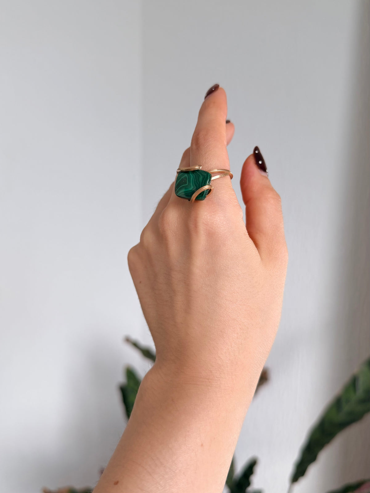 Anillo Malaquita