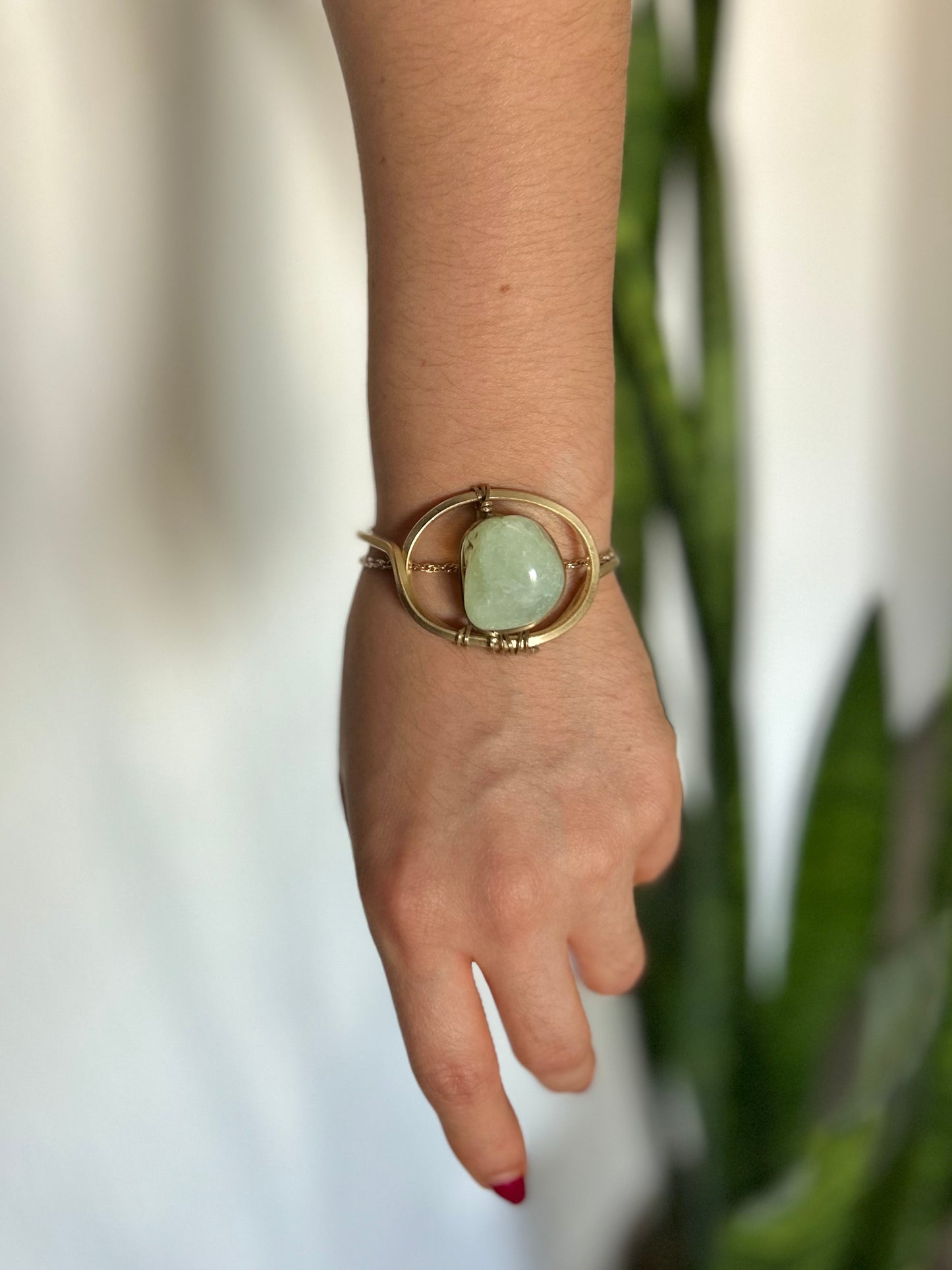 Brazalete Aguamarina