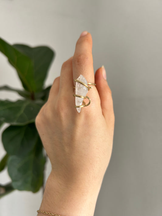 Anillo Cuarzo Transparente