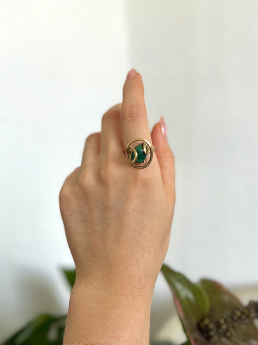 Anillo Malaquita