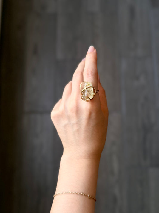 Anillo Citrino