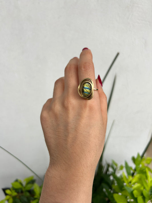 Anillo Labradorita