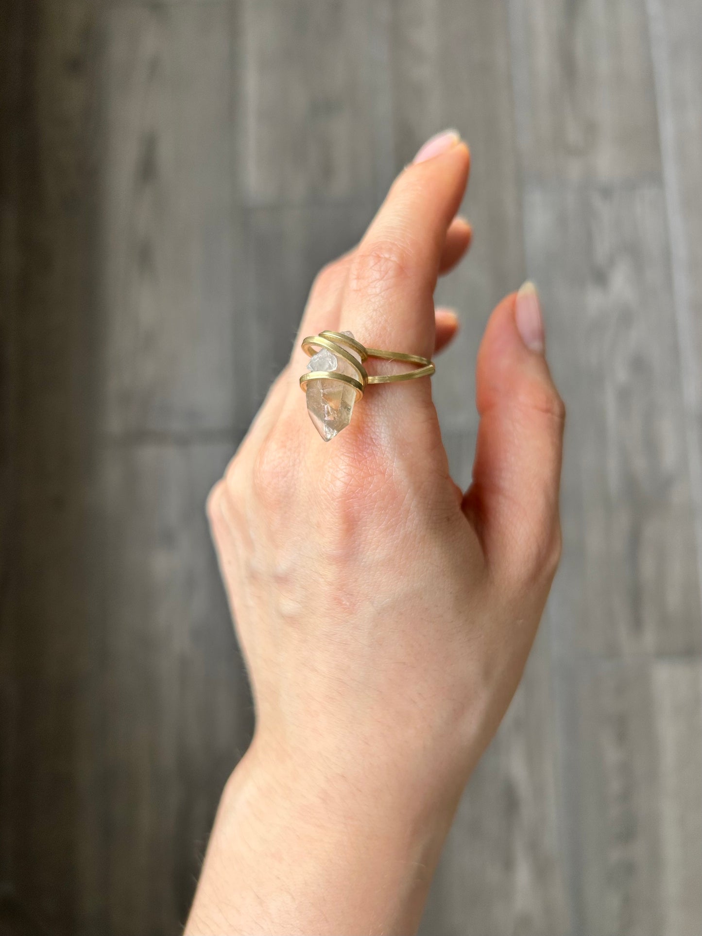 Anillo Cuarzo Transparente