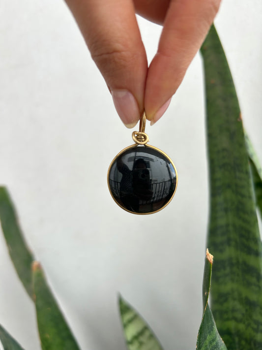 Dije Obsidiana Negra