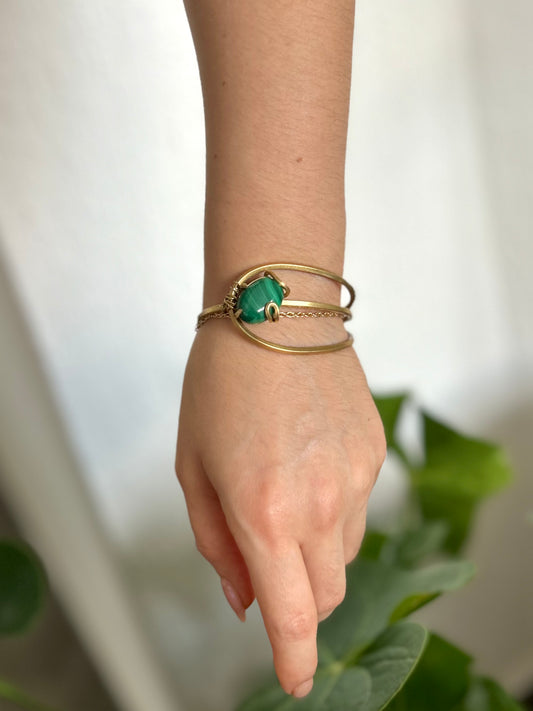 Brazalete Malaquita
