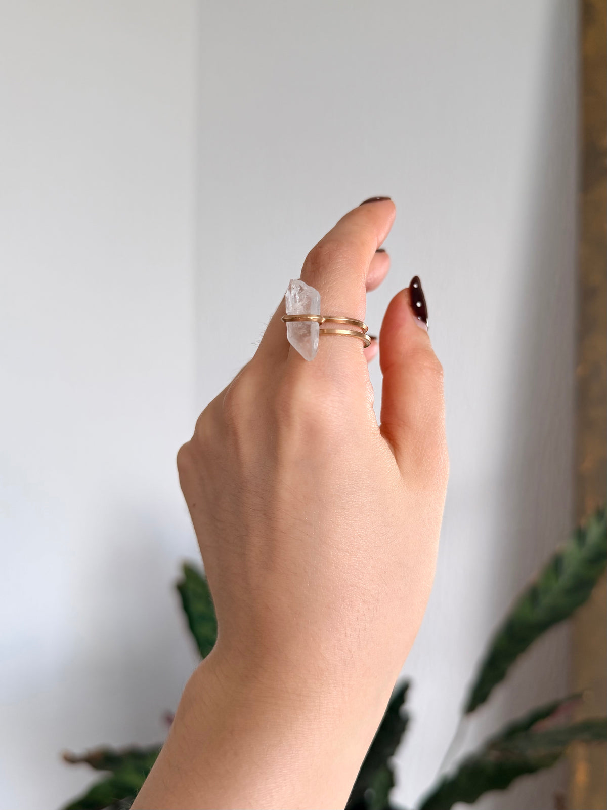 Anillo Cuarzo Transparente