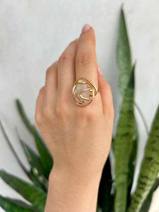 Anillo Cuarzo Transparente